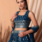 Stunning Georgette Embroidered Lehenga Choli for Wedding