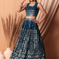 Stunning Georgette Embroidered Lehenga Choli for Wedding