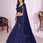 Designer Lehenga Set with Sequins Thread & Badla Zari Embroidery