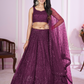 Designer Lehenga Set with Sequins Thread & Badla Zari Embroidery