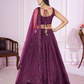 Designer Lehenga Set with Sequins Thread & Badla Zari Embroidery