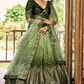 Graceful Lehenga Set with Sequins & Thread Embroidery