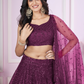 Designer Lehenga Set with Sequins Thread & Badla Zari Embroidery