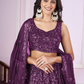 Designer Lehenga Set with Sequins Thread & Badla Zari Embroidery