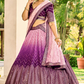 Graceful Lehenga Set with Sequins & Thread Embroidery