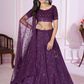 Designer Lehenga Set with Sequins Thread & Badla Zari Embroidery