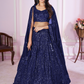 Designer Lehenga Set with Sequins Thread & Badla Zari Embroidery