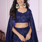 Designer Lehenga Set with Sequins Thread & Badla Zari Embroidery