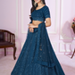Designer Lehenga Set with Sequins Thread & Badla Zari Embroidery