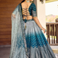 Graceful Lehenga Set with Sequins & Thread Embroidery