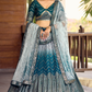 Graceful Lehenga Set with Sequins & Thread Embroidery
