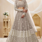 Designer Georgette Lehenga and Soft Net Dupatta Ensemble