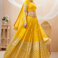 Designer Georgette Lehenga and Soft Net Dupatta Ensemble