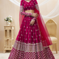 Designer Georgette Lehenga and Soft Net Dupatta Ensemble