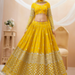Designer Georgette Lehenga and Soft Net Dupatta Ensemble