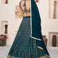 Elegant Sequins and Zari Embroidered Lehenga Set
