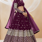 Designer Georgette Lehenga and Soft Net Dupatta Ensemble