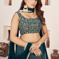 Elegant Sequins and Zari Embroidered Lehenga Set