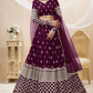 Designer Georgette Lehenga and Soft Net Dupatta Ensemble