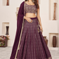 Elegant Sequins and Zari Embroidered Lehenga Set