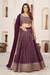 Elegant Sequins and Zari Embroidered Lehenga Set