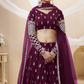 Designer Georgette Lehenga and Soft Net Dupatta Ensemble