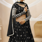 Designer Georgette Lehenga and Soft Net Dupatta Ensemble