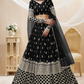 Designer Georgette Lehenga and Soft Net Dupatta Ensemble