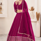 Elegant Sequins and Zari Embroidered Lehenga Set