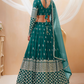 Designer Georgette Lehenga and Soft Net Dupatta Ensemble