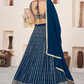 Elegant Sequins and Zari Embroidered Lehenga Set