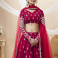 Designer Georgette Lehenga and Soft Net Dupatta Ensemble