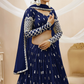Designer Georgette Lehenga and Soft Net Dupatta Ensemble