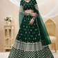 Designer Georgette Lehenga and Soft Net Dupatta Ensemble