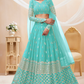 Designer Georgette Lehenga and Soft Net Dupatta Ensemble