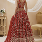 Stunning Lehenga Set with Sequins & Zari Embroidered Work