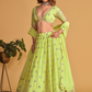 Richly Embroidered Lehenga with Sequins & Zari Detailing