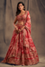 Bridal Organza Lehenga Choli with Detailed Floral Embroidery