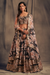 Bridal Organza Lehenga Choli with Detailed Floral Embroidery