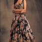 Bridal Organza Lehenga Choli with Detailed Floral Embroidery
