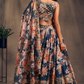 Bridal Organza Lehenga Choli with Detailed Floral Embroidery