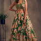 Bridal Organza Lehenga Choli with Detailed Floral Embroidery