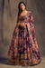 Bridal Organza Lehenga Choli with Detailed Floral Embroidery
