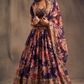 Bridal Organza Lehenga Choli with Detailed Floral Embroidery