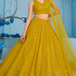 Elegant Wedding Wear Lehenga Choli with Intricate Georgette Embroidery
