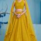 Elegant Wedding Wear Lehenga Choli with Intricate Georgette Embroidery