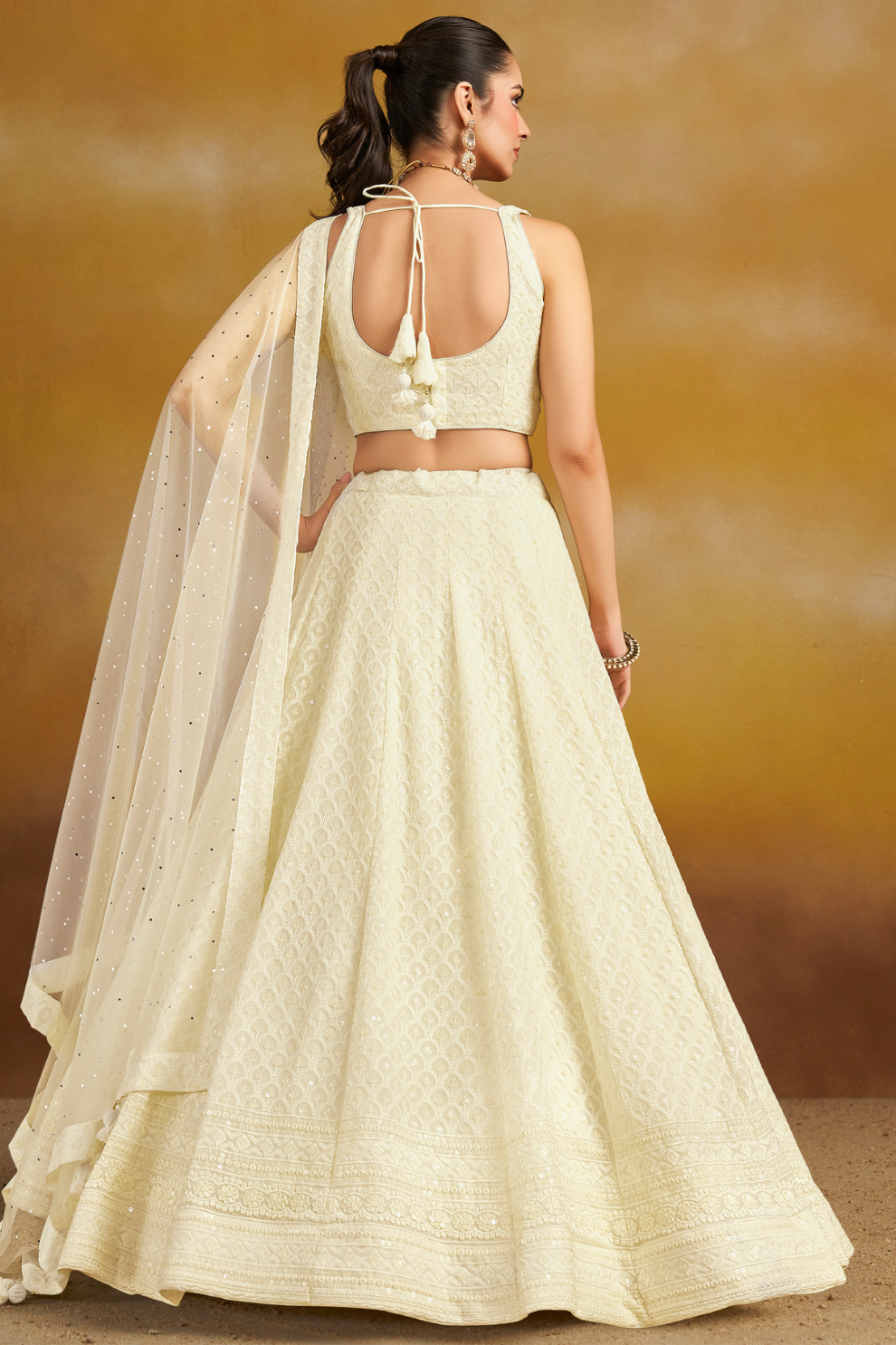 Ornate Thread and Sequin Embroidered Festive Lehenga Choli