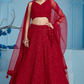 Elegant Wedding Wear Lehenga Choli with Intricate Georgette Embroidery