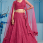 Elegant Wedding Wear Lehenga Choli with Intricate Georgette Embroidery