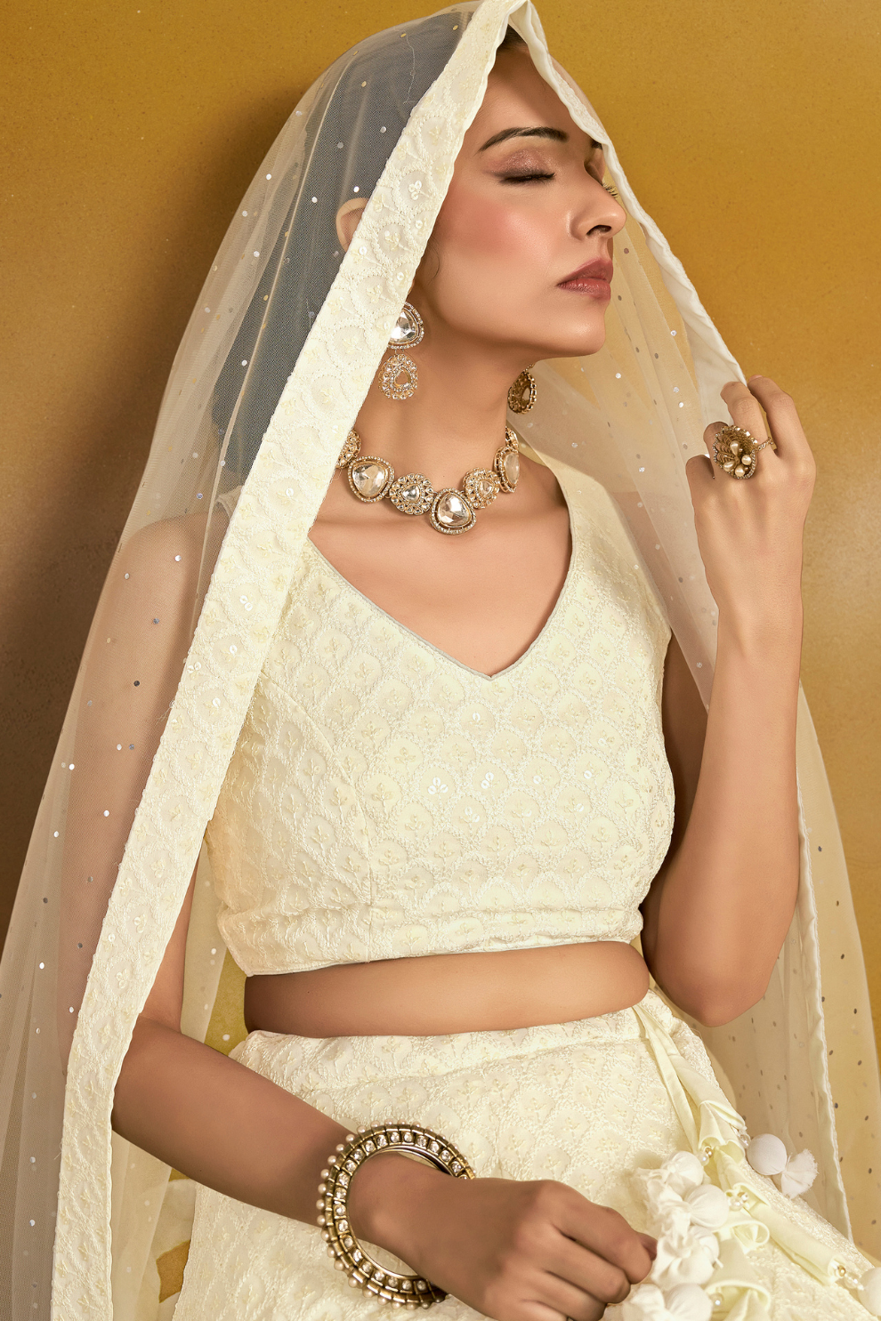 Ornate Thread and Sequin Embroidered Festive Lehenga Choli